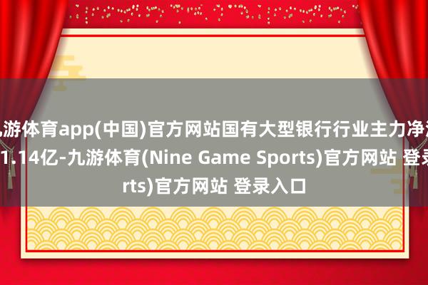 九游体育app(中国)官方网站国有大型银行行业主力净流入为-1.14亿-九游体育(Nine Game Sports)官方网站 登录入口